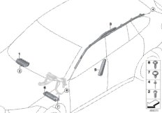 Poduszka powietrzna (72_0844) dla BMW X1 F48 X1 25iX SAV ECE
