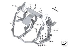 Uchwyt obudowy, przedni (46_1830) dla BMW C 650 Sport 16 (0C04, 0C14) ECE