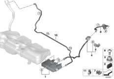 Filtr z węglem aktywnym/Odp. paliwa (16_0935) dla MINI F56 Cooper S 3-drzwiowy USA