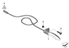 Lampy kierunkowskazów LED, przednie (63_1749) dla BMW HP4 (0D01, 0D11) USA