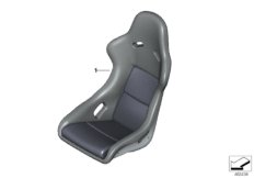 Fotel przedni kompletny (52_4195) dla BMW 4' F82 M4 M4 GTS Cou ECE