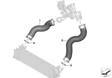 Przewód powietrza doładowania (13_1837) dla BMW 1' F21 LCI 116d ed 3-d ECE