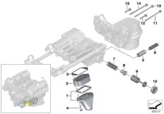 Dopływ oleju-pompa olejowa, elem. poj. (11_3680) dla BMW 7' E65 740i Lim ECE