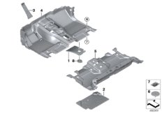 Wykładzina podłogowa (51_1964) dla BMW X6 F16 X6 50iX 4.0 SAC ECE