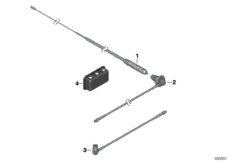 Promiennik antenowy Multiband (65_2835) dla BMW R 1200 RT (0A03, 0A13) USA