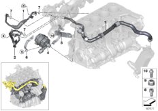Układ chłodzenia-turbosprężarka (11_6610) dla BMW 3' F30 LCI 330e Lim ECE