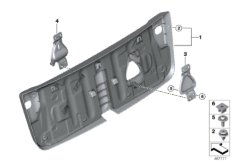 Obudowa pokrywy bagażnika (51_3873) dla MINI Cabrio F57 One Cabrio ECE