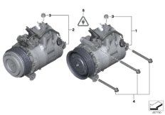 RP sprężarka klimatyzacji (64_1494) dla BMW 3' E92 330i Cou ECE