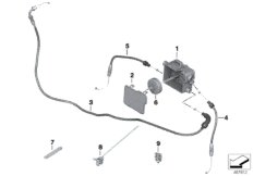 Linka cięgnowa/rozdzielacz linek (32_2483) dla BMW R nineT Racer (0J21, 0J23) USA