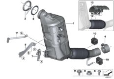 Katalizator/Przeciwpyłk. filtr paliwowy (18_1069) dla MINI F55 Cooper SD 5-drzwiowy ECE