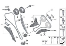 Mechanizm ster.-łańcuch sterujący (11_6529) dla BMW 7' G12 750LiX 4.0 Lim ECE