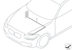 Doposażenie Facelift reflektory (03_3975) dla BMW 3' F30 330dX Lim ECE