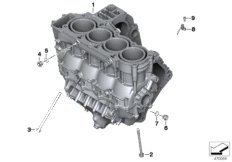 Blok silnika (11_3891) dla BMW K 1200 R Sport (0585,0595) ECE
