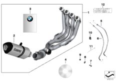 Układ wydechowy HP Titan (77_0418) dla BMW S 1000 RR 12 (0524,0534) ECE