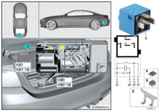 Przekaźnik pompy płynu chłodzącego K81 (61_5149) dla BMW 4' F82 M4 M4 GTS Cou ECE