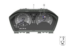 Zestaw wskaźników (62_0637) dla BMW 2' F87 M2 LCI M2 Competition Cou USA