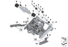 Blokada siedzenia (52_4226) dla BMW K 1600 GTL 17 (0F02, 0F12) ECE