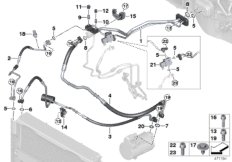 Przewody czynnika chłodniczego przód (64_2104) dla BMW X5 F15 X5 40eX SAV MYS