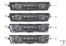 Panel obsługi klimatyzacji (64_2235) dla BMW 1' F20 116d ed 5-d ECE