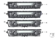 Panel obsługi automatycznej klimatyzacji (64_2238) dla BMW 4' F36 Gran Coupé LCI 420iX Gra ECE
