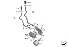 Heat exchanger/Leads (17_0373) dla BMW F 800 R 17 (0B54, 0B64) ECE