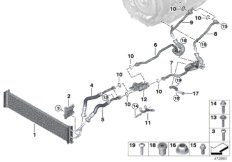 Chłodn.oleju przekł./przew.chłodn.oleju (17_1084) dla BMW 7' G12 LCI M760LiX Lim ECE