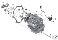 Ręczna skrzynia biegów (23_1321) dla BMW K 1600 Bagger (0F51, 0F53) ECE