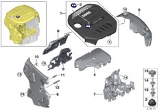 Akustyka silnika (11_6665) dla BMW 5' G31 525d Tou ECE