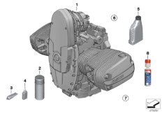 Silnik (11_2760) dla BMW R 850 GS 95 (0403) ECE