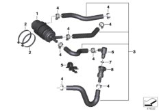 Filtr paliwa/Przewód paliwa (13_1874) dla BMW G 310 R (0G21) BRA