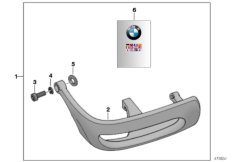 Pałąk ochronny cylindrów z tw. szt. (46_0578) dla BMW R 1100 S 98 (0422,0432) ECE