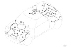 Kabel naprawczy gł. wiązki kabli (61_2179) dla MINI Cabrio F57 Cooper S Cabrio ECE