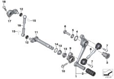 Zewnętrzne elementy skrzyni biegów (23_1324) dla BMW R nineT Racer (0J21, 0J23) USA