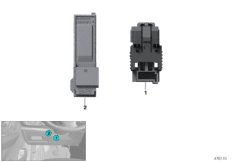 Przełącznik światła hamowania, sprzęgła (61_4190) dla BMW X1 F48 X1 20dX SAV ECE