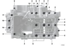 Złącze śrubowe obudowy silnika (11_6694) dla BMW F 850 GS Adv. (0K01, 0K03) USA