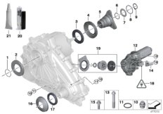 Skrzynia rozdz. poj. części ATC 500 (27_0026) dla BMW X5 E53 X5 4.8is SAV USA