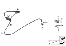 Czujnik prędkości obrotowej koła tyln. (34_2436) dla BMW R nineT Pure (0J11, 0J13) USA