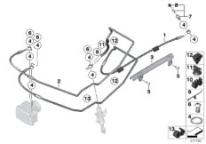 Przewody hamulcowe tylne (34_2438) dla BMW R nineT Racer (0J21, 0J23) ECE