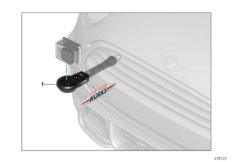 Uchwyt MINI Action-Cam (03_4103) dla MINI Cabrio R57 LCI Coop.S JCW Cabrio ECE