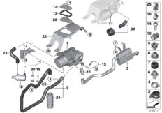Urządzenie ogrzewania dodatkowego (64_1992) dla BMW X5 F15 X5 25dX SAV ECE