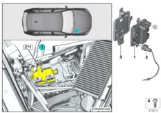 Zintegrowany moduł zasilania Z11 (61_3560) dla BMW X6 F16 X6 50iX SAC USA