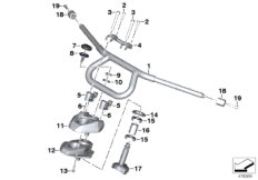 Kierownica (32_2560) dla BMW K 1600 Bagger (0F51, 0F53) ECE