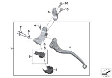 Armatur sprzęgła (32_2674) dla BMW F 850 GS (0B29) BRA