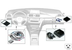 Integrated Navigation (03_2283) dla BMW 3' F34 GT 320d Gra ECE
