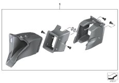 Tłumik szmerów ssania/prowad. powietrza (13_1891) dla BMW S 1000 RR 17 (0D50, 0D60) USA