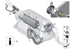 Filtr z węglem aktywnym/Odp. paliwa (16_0923) dla BMW i i3 I01 LCI i3 120Ah Rex Meg USA
