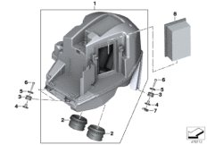 Tłumik szmerów ssania-elementy dod. (13_1304) dla BMW F 800 R (0217,0227) ECE