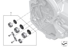 Zestaw łoż.skrz.biegów strona silnika (23_1333) dla BMW R 1200 GS Adve. (0A02, 0A12) USA