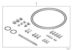 Zestaw części zamiennych Machined części (77_0884) dla BMW R nineT Scrambler (0J31, 0J33) ECE