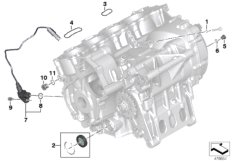 Obudowa silnika, elementy dod. (11_4748) dla BMW S 1000 RR 15 (0D40) THA